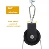 ANCLLO Single Swivel Pulley Block, Gym Pulley System with U