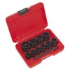 Sealey Ak8184 Bolt Extractor Set 11Pc 3/8In Sq Drive Or