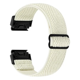 TumCez Bracelet Compatible with Garmin Fenix 7/7 Pro/6/6 Pro/5/5 Plus Bracelet, 22 mm QuickFit Elastic Nylon Watch Strap Replacement Strap for Garmin Quatix 6/5/Forerunner 945/935/Approach S62/S60