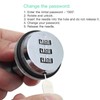 Set of 2 Digit Password Security Lock, 3-Digit Combination Lock,