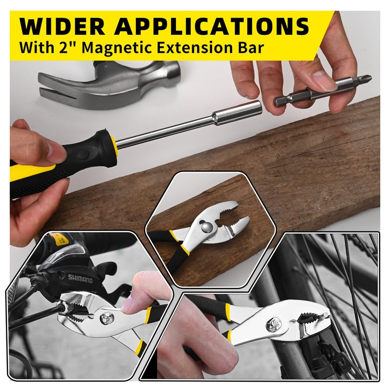 58-Piece Tool Kit Basic Home Repair Tool Set, General Household