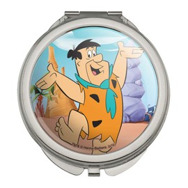 The Flintstones Fred Character Compact Travel Purse Handbag Makeup Mirror