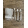 Clear Plastic Spoons 100 Pieces 7.1 Inch Reusable Plastic Spoons