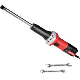 6" Extra Long Extension Electric Die Grinder, 1/4" Variable Speed Corded Power Die Grinder, Heavy Duty Die Grinder Tool for Metal Grinding, Polishing, Deburring, Welding Repair, 10000-33000 RPM