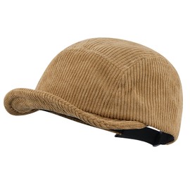 Clakllie Unisex Dad Hat Premium Baseball Caps Corduroy 5 Panel Hats Stylish Snapback Hat Urban Street Camp Caps,Khaki