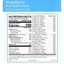 Nutmeg State Nutrition - Pudding or Shake, Low Calories, 15g Protein, Low Fat, 7 Servings Per Box (Strawberry)