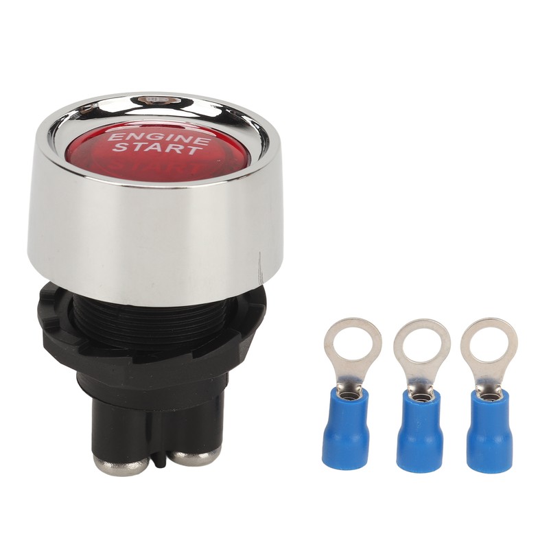 Engine Start Ignition Switch DC12V 50A Push Button Starter Switch