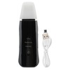 Face Skin Scrubber USB Rechargeable Peeling Machine Ultrasonic Exfoliating SkinCare(Black