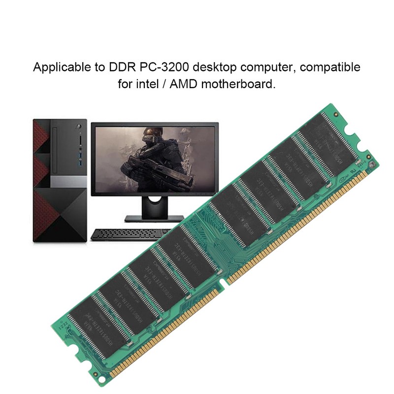 xiede DDR 400MHz 1G 184Pin For Desktop Motherboard Memory RAM