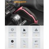 Hoolcar Center Console Dash Board Trim & Grab Handle Decor