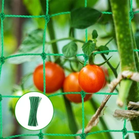 Ranknetz für Kletterpflanzen, Gurkennetz 5X1.8M, Pflanzennetze Kletternetz, Hochbeet Rank Netz Kletterhilfe, Rankgitter für Garten Gurken Kletterpflanzen Bohnen Tomaten-Grün (1.8X 1.8m)