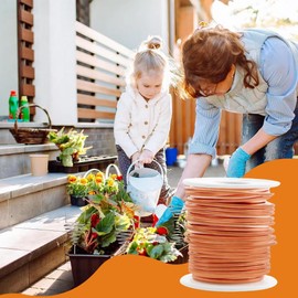Antesen 65 Feet Electroculture Gardening Antenna Pure Copper Wire Gardening Coil Bare Wire 16 Gauge 99.9% Soft Copper Wire Stakes for Gardening Growing Plants Vegetables