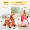 VangeBow Giraffe Bouncy Horse Toys for 1 2 3 year