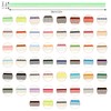 Pack of 52 Book Headbands, 30 x 1.4 cm Book