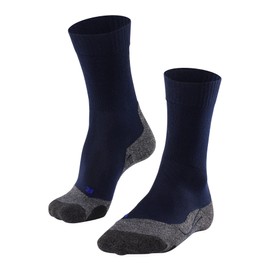 FALKE Calcetines de senderismo Cool Trek para mujer, Azul (Marine 6120)., Medium - 5.5-6.5 UK | 8-9 US | 39-40 EUR