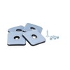 GLEITGUT 4 x Teflon gliders for screwing in square shape