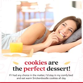 David's Cookies Gluten-Free Snickerdoodle Cookies 9-pack - Gourmet Cookies with No Added Preservatives - Fresh Bakery Dessert - Toddler and Kids Snacks for School