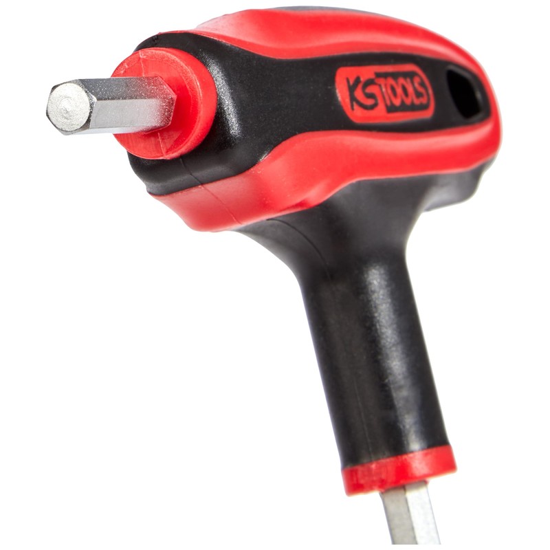 KS Tools 151.8135 ERGOTORQUEplus T-handle ball ended hexagon key wrench,