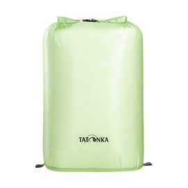Tatonka SQZY Dry Bag Waterproof 20 L Ultralight Storage Bag with Roll Closure and Taped Seams - Ideal for Sorting Travel Luggage - 20 Litres - PFC-Free - Light Green