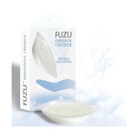 Deeva 82435: Fuzu Massage Candle Freshly Unscented 4Oz White