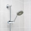 Set of 2 shower head brackets, adjustable hand shower holder,