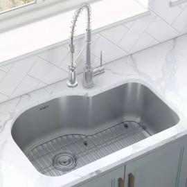 Ruvati 32-inch Undermount 16 Gauge Single Bowl Kitchen Sink- RVM4700