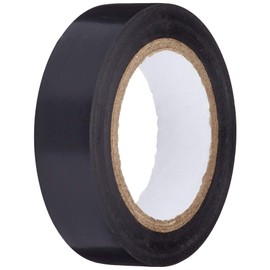 K24 - Klebebänder 10401 PVC Insulation Tape 10 Metres Long 15 mm Wide Black 15 mm x 10 m