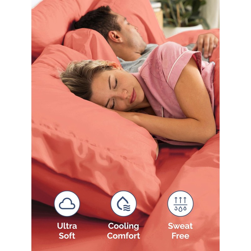 Extra Deep Split King Sheet Set - 7 Piece Breathable
