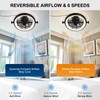Wall Mount Fan with Remote/App Control, 16" Quiet Wall Mounted