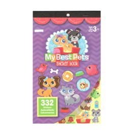My Best Pets Sticker Book (332 Stickers, 1 Sheet)