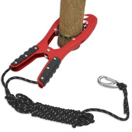 Antidious Kayak Grip Anchor, Kayak Brush Gripper with 16.4ft Paracord and Snap Hook to Anchor Float, Canoe, Boat for Fishing Boating Camping (1PACK, Red)