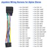 Jayubien - Adaptador de mazo de cables de radio compatible