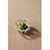 Mud Pie Ceramic Fruit Basket Set, Small 2 1/2" x