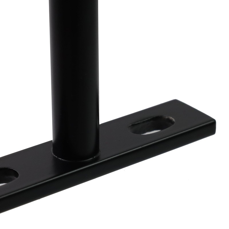 Antrader Black Floating Shelf Bracket,4Pcs 2 Inch Hidden Shelf Brackets