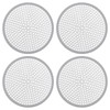 Ohtomber Shower Drain Hair Catcher - 4.72" 4PCS Stainless Steel