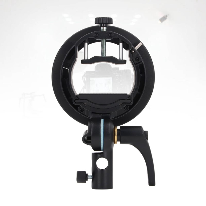 Flash Bracket for Bowens Mount Plastic Metal Round Head Flash