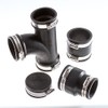 T-mex 09.0819 Pipe Fitting adapters, Black