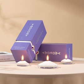 Pearled Candle 18 Oz - Lavender Lemon Fragrance Fresh Scented Non Toxic Luxury Long Lasting Powder Candles up to 120 Hours - Refillable Candle Sand with 35 Wicks for Candle Making Gift box packaging mother reynolds natalie - Flavor: lemon White candles