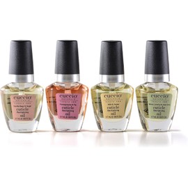 Cuccio Naturale Mini Cuticle Revitalizing Oils - Hydrating Oils for Instant Cuticle Repair for Dry Skin and Nails - Paraben and Cruelty-Free Formula - Four Soothing, Spa Quality Fragrances - 4 pc