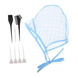 Ipetboom 12pcs Hair Dyeing Accessories Hair Dye Kit Brush Brush Hole-hole Hair Cap Fiber Scrubber Handmade Combs Double Eyelid Stickers Hair Dye Hair Cap Tableware Scrubber Dresser Metal