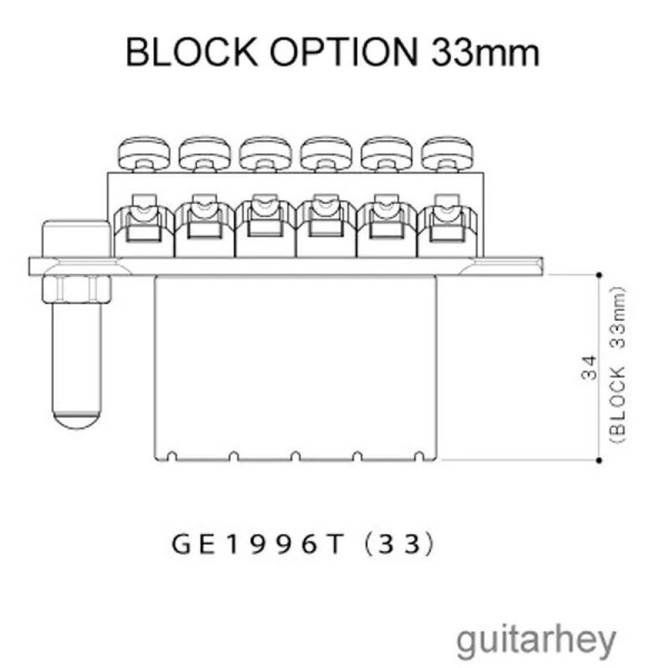 Gotoh BRAND NEW! Gotoh Ge1996t Floyd Rose Locking Tremolo Bridge