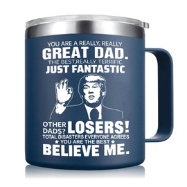 Abledn Gifts for Dad from Daughter & Son - Fathers Day & Birthday Gifts - Funny Dad Mug 14Oz