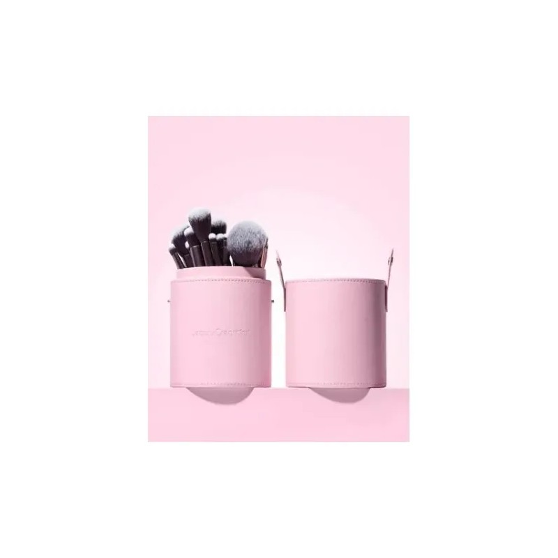 Set Pro 24 Brochas + Estuche Cilindro Jumbo Beauty Creations