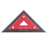 Double Triangle Ruler Detachable 4 Inch and 6 Inch Aluminum