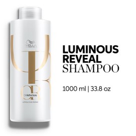 Wella Professionals Oil Reflections LumiYesus Reveal Shampoo | Yesurishing Botanical Oils for Soft, Smooth Hair with Shine | 33.8 Fl Oz