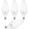 hansang E12 Candelabra LED Bulbs 2700K Warm White, 60Watt Equivalent,
