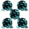 InstaBows Teal 5" Pull String Gift Bows Perfect for Christmas