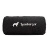 siviwonder Leonberger Deluxe Embroidered Paw Print Towel Black
