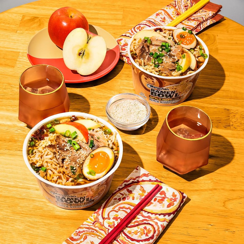Maruchan Ramen Bowl, Spicy Miso Flavor – Japanese-Style Instant Noodle