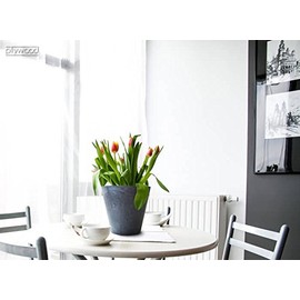 Amabro Art Stone [Black/Small] AMABRO Art Stone (Approx.) Diameter 8.5 x Height 7.7 inches (21.5 x 19.5 cm)